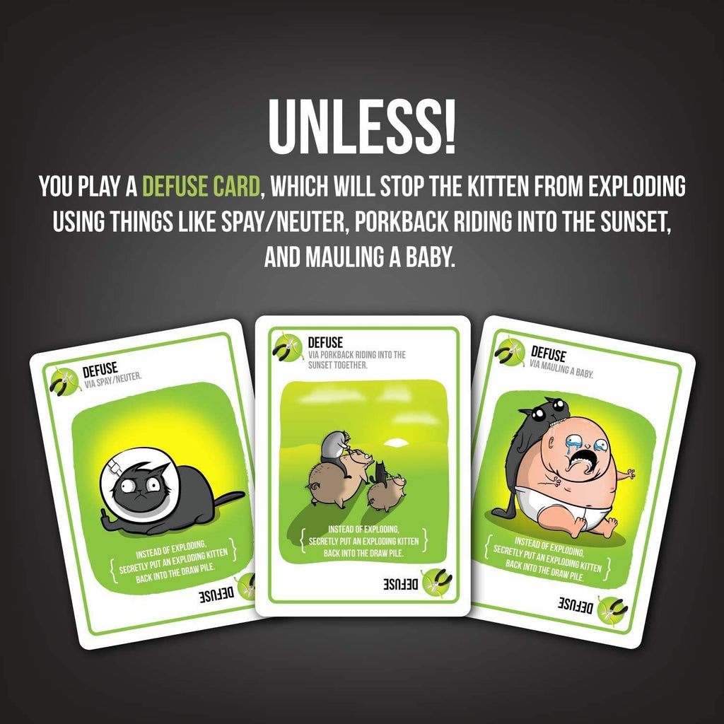 Exploding Kittens NSFW - ADULT Russian Roulette Card Game – UnboardGames